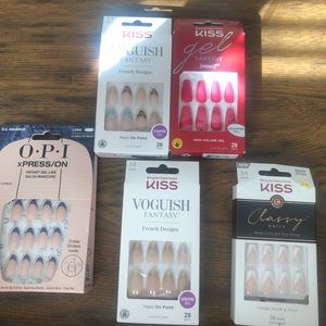 Press on nails (Kiss and OPI)